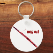 Bassoon Rock Out Schlüsselanhänger (Vorderseite)