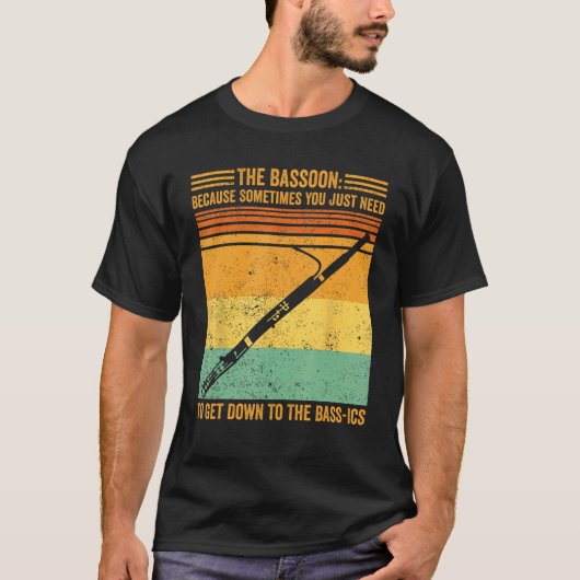 Bassoon Sie einfach auf Bass ICS Bass T-Shirt (Vorderseite)