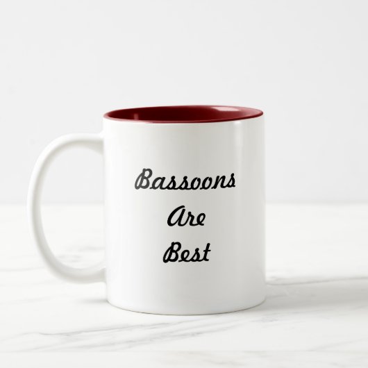 Bassoon-Tasse Zweifarbige Tasse (Links)