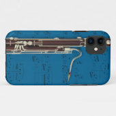 Bassoon- u. Musiktelefonkasten. Auswahlfarbe Case-Mate iPhone Hülle (Rückseite (Horizontal))