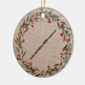 Bassoon Weihnachtsornament Musikgeschenk (Links)
