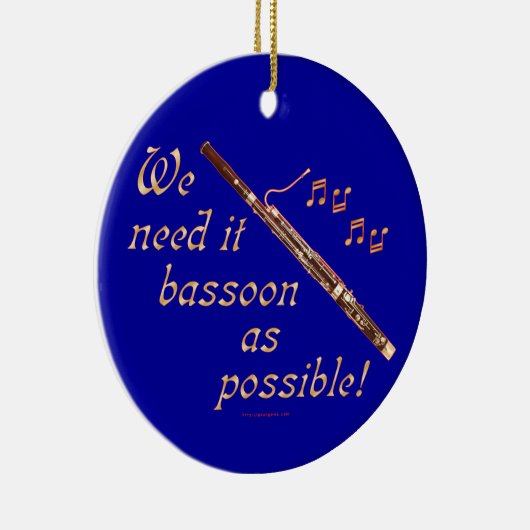 Bassoon, wie möglich keramikornament (Rechts)