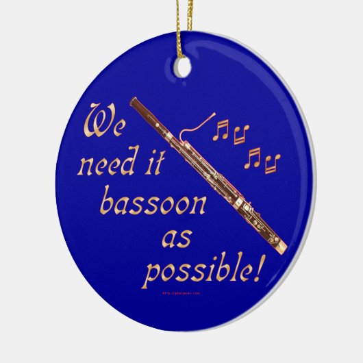 Bassoon, wie möglich keramikornament (Links)