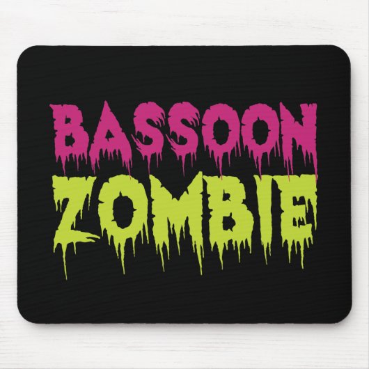 Bassoon Zombie Mousepad (Vorne)