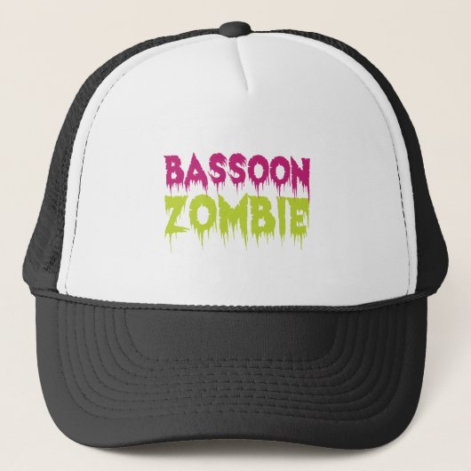 Bassoon Zombie Truckerkappe (Vorderseite)