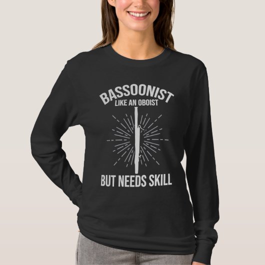 Bassoonist Against Oboist Bassoon T-Shirt (Vorderseite)