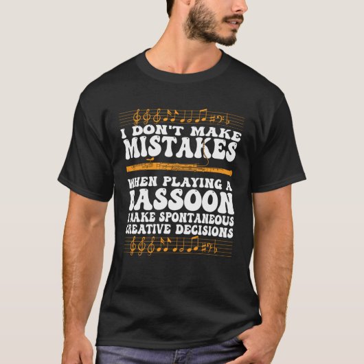 Bassoonist Bassoon Expert  7 T-Shirt (Vorderseite)