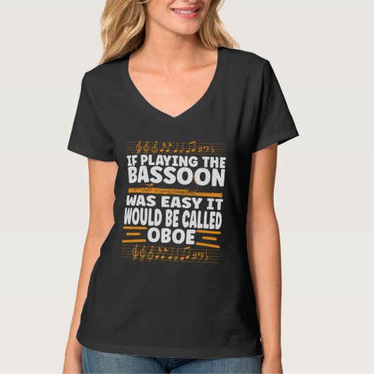 Bassoonist Bassoon Expert T-Shirt (Vorderseite)