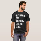 Bassoonist Husband Dad Bassoon Legend T-Shirt (Vorne ganz)