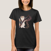 Bassoonist Music Orchestra Cat Bassoon T-Shirt (Vorderseite)
