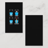 Bassoonist Water Orchestra Musician Bassoon Gift Visitenkarte (Vorne/Hinten)