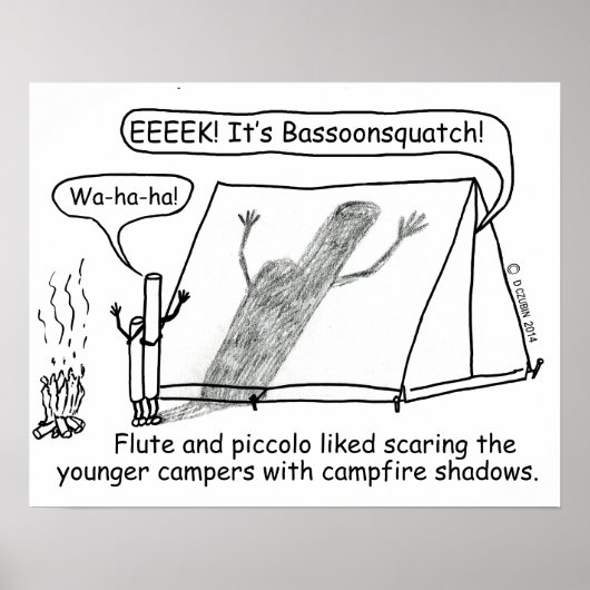 Bassoonsquatch Poster (Vorne)