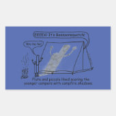 Bassoonsquatch Rechteckkleber Rechteckiger Aufkleber (Vorderseite)