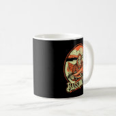Bassquatch! Bass Fisherman Sasquatch Funny Bigfoot Kaffeetasse (VorderseiteRechts)