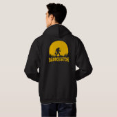 Bassquatch Bigfoot Sasquatch Fischen Hoodie (Schwarz voll)