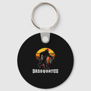 Bassquatch lustiger Bass-Angeln See-Angeln Schlüsselanhänger