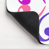 Bassschlüssel-Blume Mousepad (Ecke)