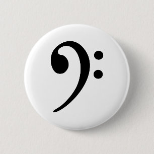 Bassschlüssel Button