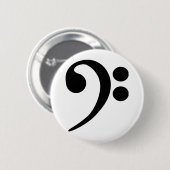 Bassschlüssel Button (Vorne & Hinten)