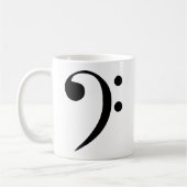 Bassschlüssel Kaffeetasse (Links)