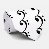 Bassschlüssel Krawatte (Gerollt)