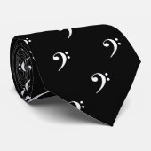 Bassschlüssel-Krawatte 2 Krawatte (Gerollt)