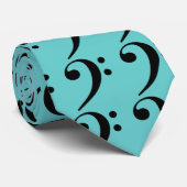 Bassschlüssel-Krawatte - fertigen Sie Krawatte (Gerollt)