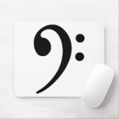 Bassschlüssel Mousepad (Mit Mouse)