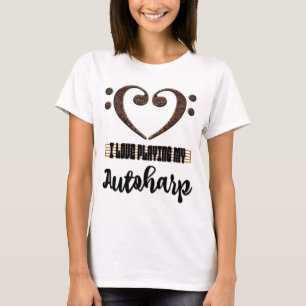 Baßschlüssel-Musikherz - Ich liebe es, meine Autoh T-Shirt