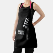 Bassspieler, der für den Groove verantwortlich ist Schürze (InSitu)