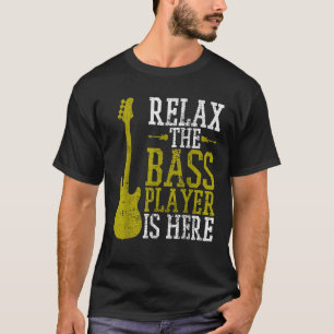 Bassspieler Gitarre Gitarrist Musikschule Vintage  T-Shirt