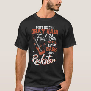 Bassspieler Männer Bassgitarrist Bassist Bassgitar T-Shirt
