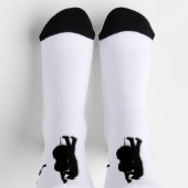 Bassspieler Musiker  Socken (Oben)