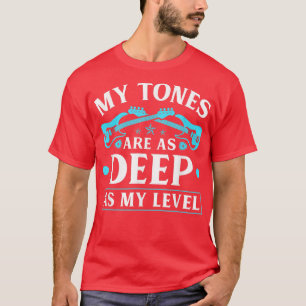 Basstöne wie Deep, E-Bass Gitarrenspieler T-Shirt