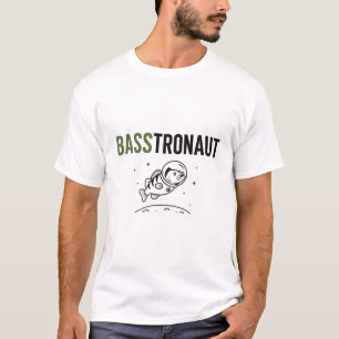 Basstronaut – Lustiger Bass-Astronaut-Wortwitz T-Shirt