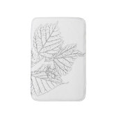 Basswood-Blätter Badematte (Vorderseite Vertikal)