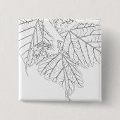 Basswood-Blätter Button (Vorderseite)