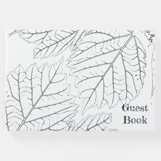 Basswood-Blätter Gästebuch (Vorderseite)