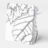 Basswood-Blätter Geschenkschachtel (Rückseite)