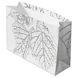 Basswood-Blätter Große Geschenktüte