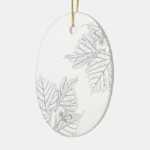 Basswood-Blätter Keramik Ornament (Links)