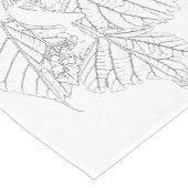 Basswood-Blätter Kurzer Tischläufer (Ecke)