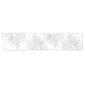 Basswood-Blätter Kurzer Tischläufer (Horizontal)