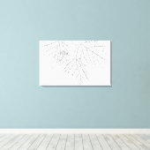 Basswood-Blätter Leinwanddruck (Insitu (Holzboden))