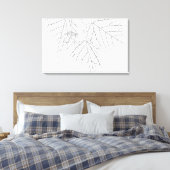 Basswood-Blätter Leinwanddruck (Insitu (Schlafzimmer))