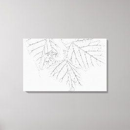 Basswood-Blätter Leinwanddruck