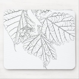 Basswood-Blätter Mousepad