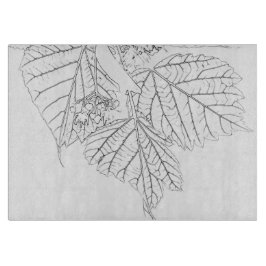 Basswood-Blätter Schneidebrett