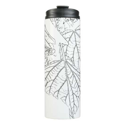 Basswood-Blätter Thermosbecher (Vorderseite)