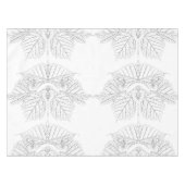 Basswood-Blätter Tischdecke (Vorderseite (Horizontal))